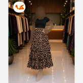  ✨ دامن طبقه ایی ترند، سبک و خوشفرم ✨t8044