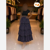  ✨ دامن طبقه ایی ترند، سبک و خوشفرم ✨t8044