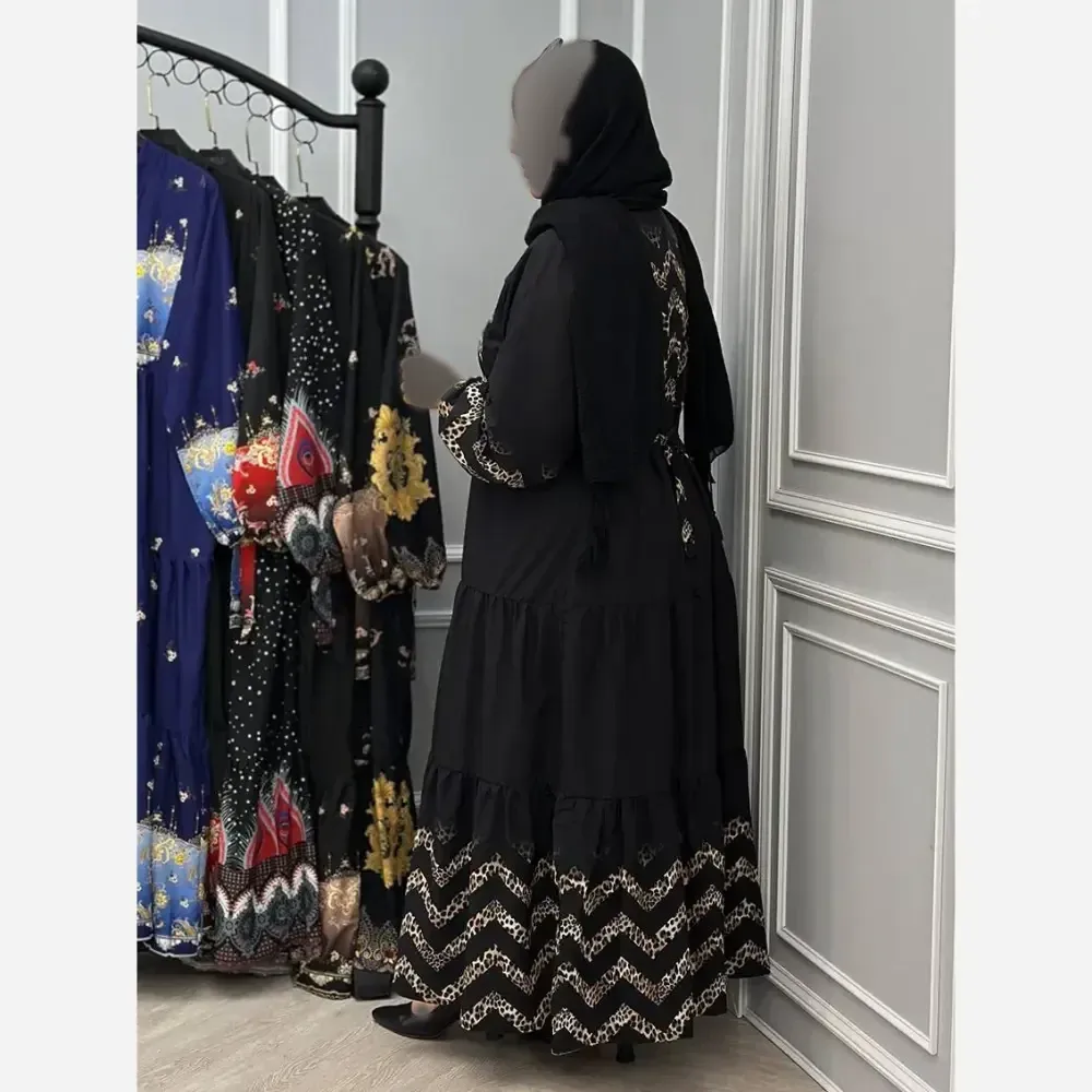 پیراهن آرتور جنس بوگاتی مشکی رنگ فری سایز 38 تا 48