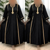 مدل پوپک لباس تمام نخ خنک و سبک ضد تعریق فری سایز رنگ مشکی و نسکافه ای