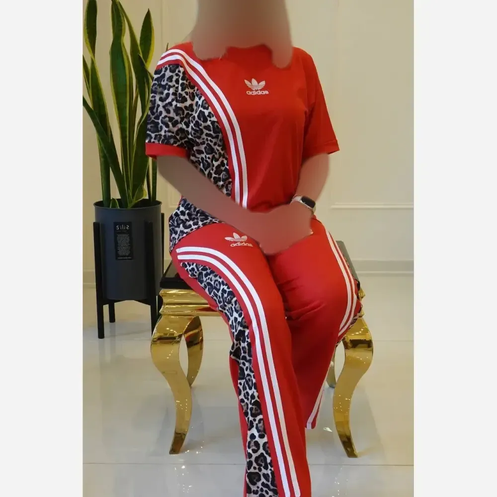 تیشرت شلوار مدل ترانه پنبه ای فری سایز