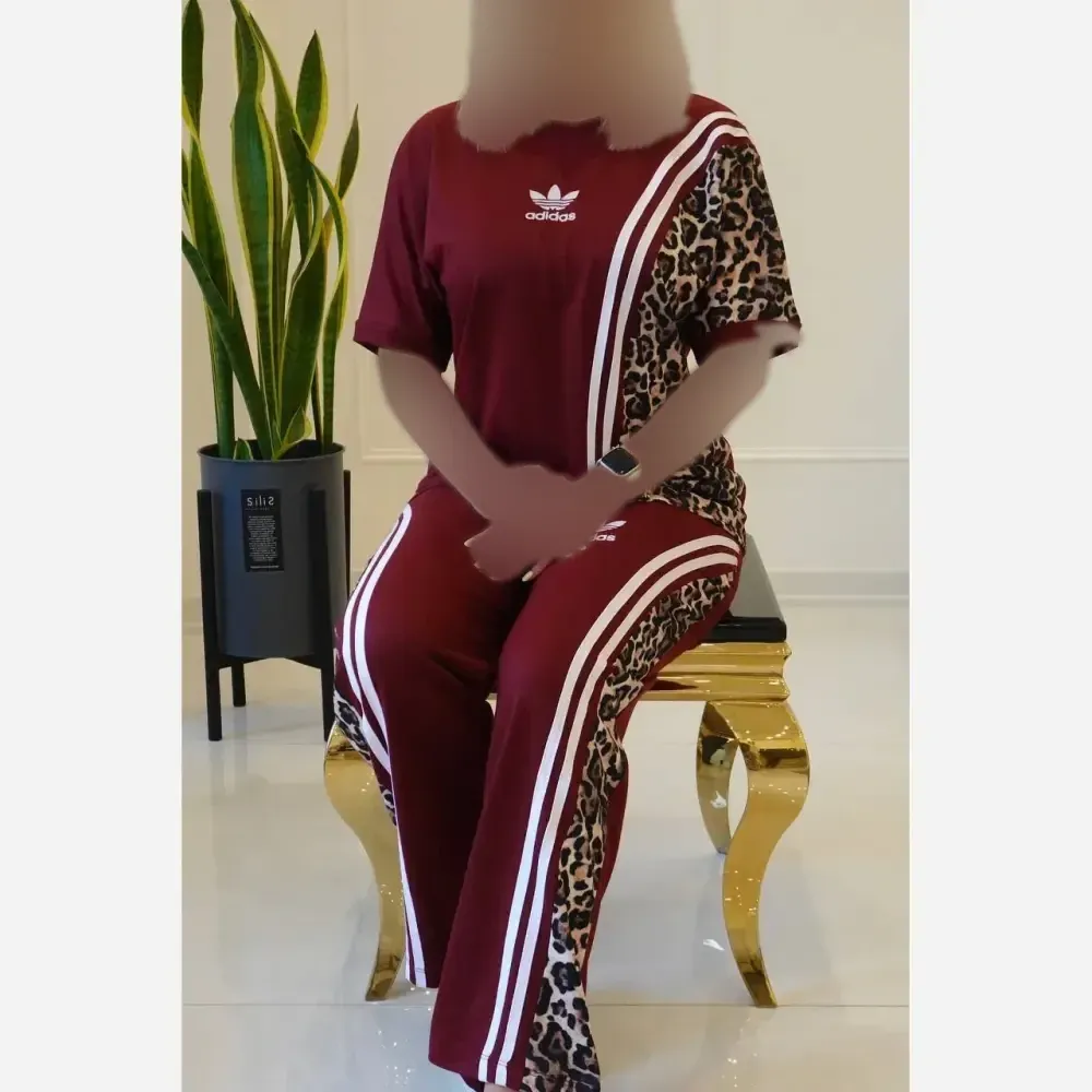 تیشرت شلوار مدل ترانه پنبه ای فری سایز
