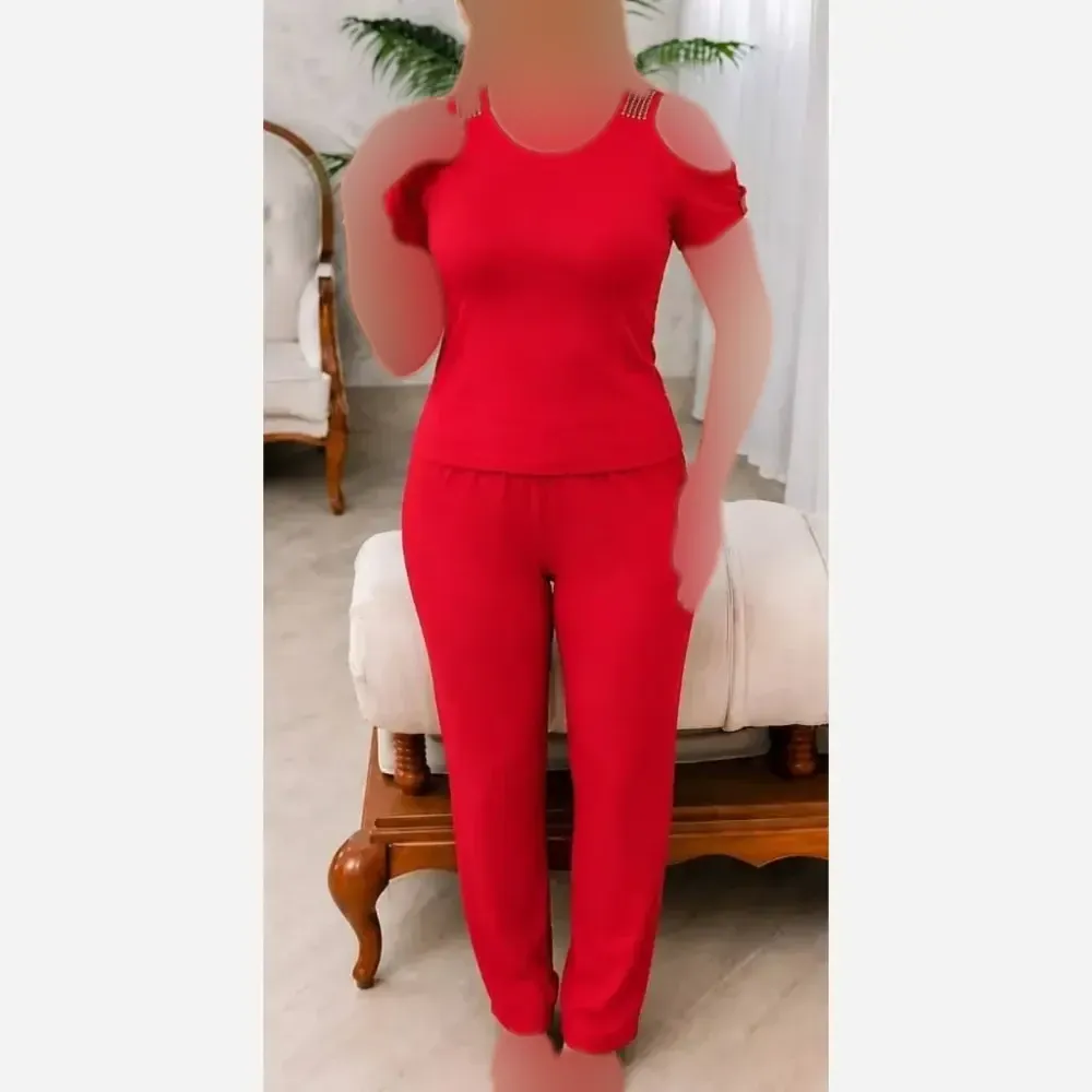 ست لباس راحتی زنانه ویسکوز کش فری سایز 36 تا 46