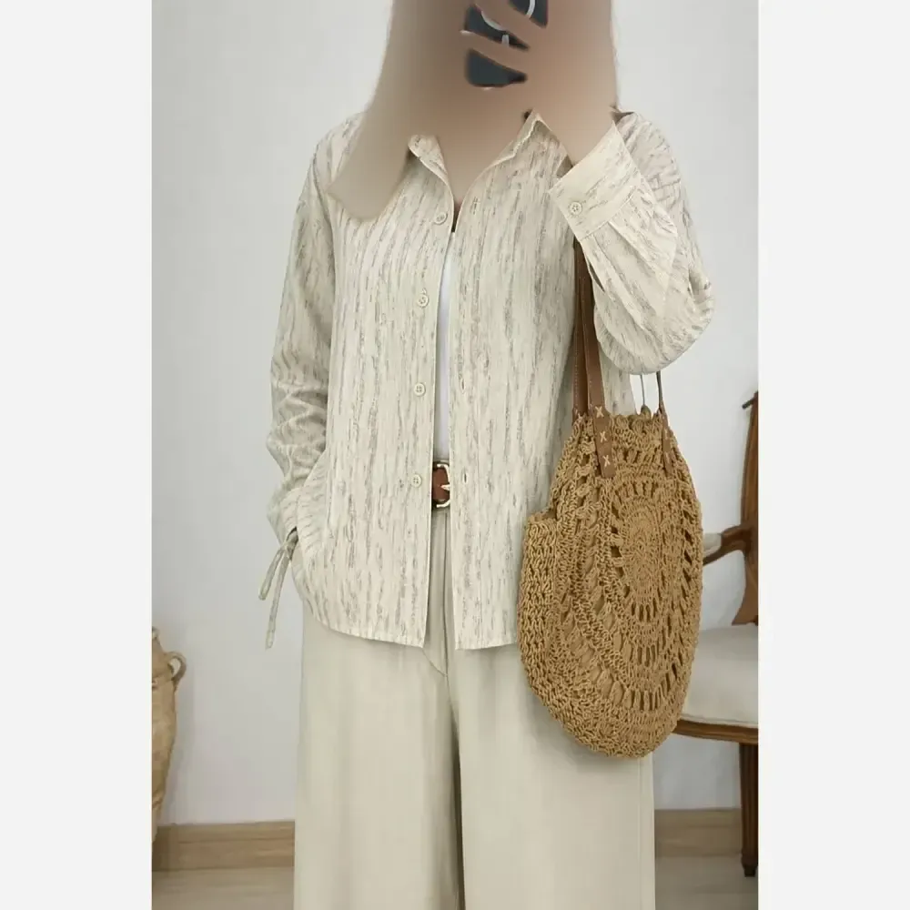 شومیز بغل بند دابل کریشه فری سایز 36 تا 46