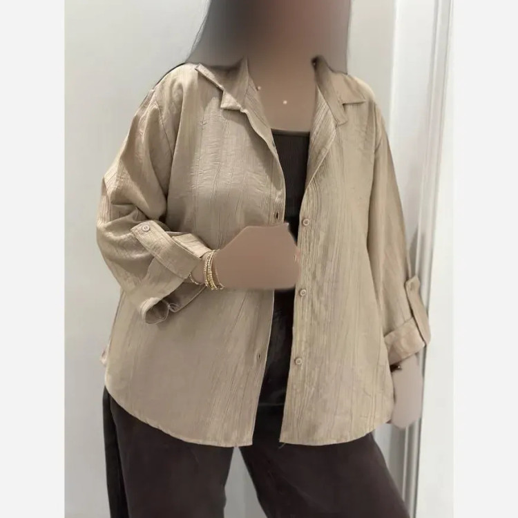 شومیز زنانه جنس NR گازوئیلی فری سایز خنک و تابستانه