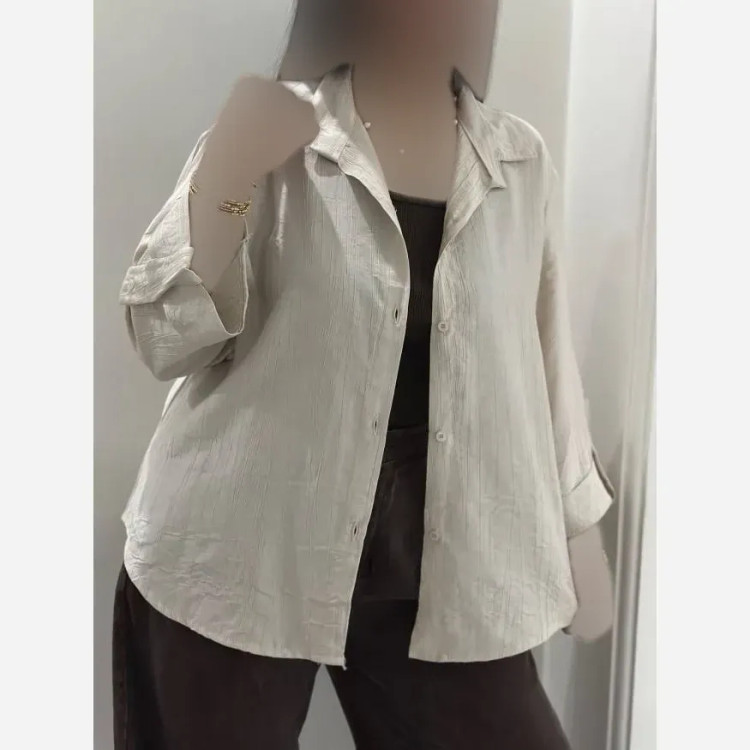 شومیز زنانه جنس NR گازوئیلی فری سایز خنک و تابستانه