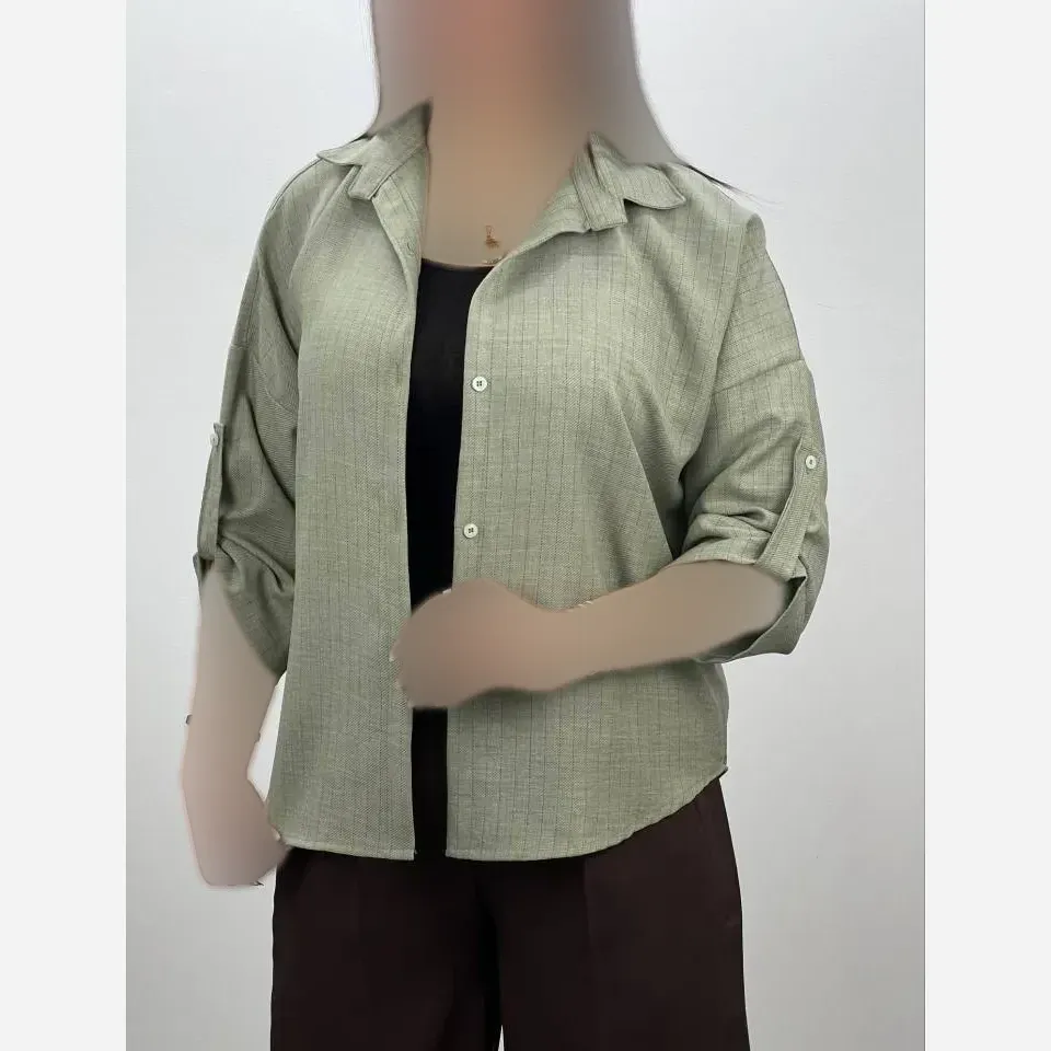 شومیز زنانه جنس NR گازوئیلی فری سایز خنک و تابستانه