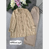 ست ژاکارد کسمه شانتون فری سایز 38 تا 46 رنگ بندی متنوع
