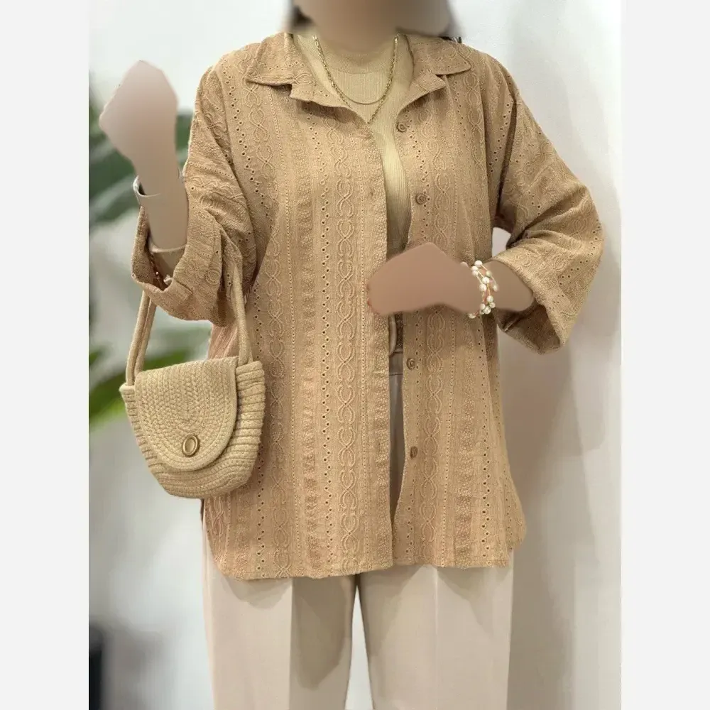 شومیز زنانه مراکشی ابریشم ژاله شیک و مجلسی سایز فری