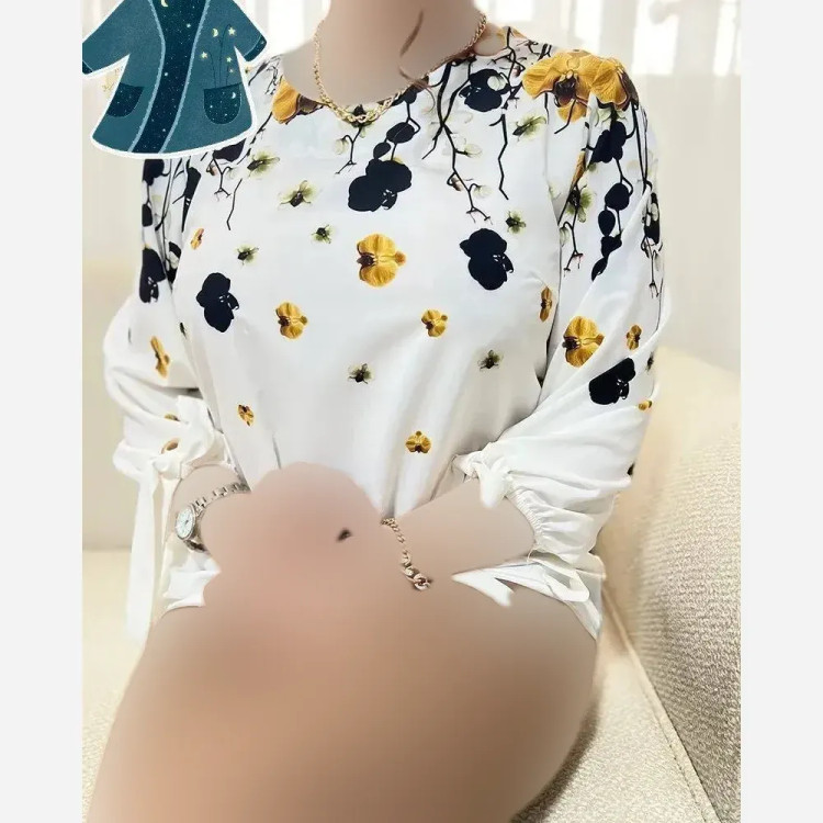 ست شومیز و شلوار زنانه مدل شکوفه جنس بوگاتی فری سایز 36 تا 46