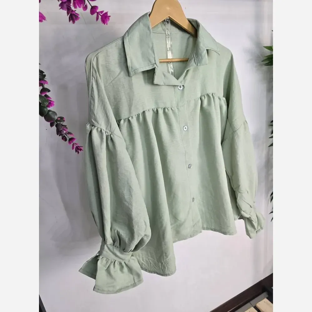 شومیز باکسی چینه پنبه سوپر طرح ابرو بادی فری سایز 36 تا 48