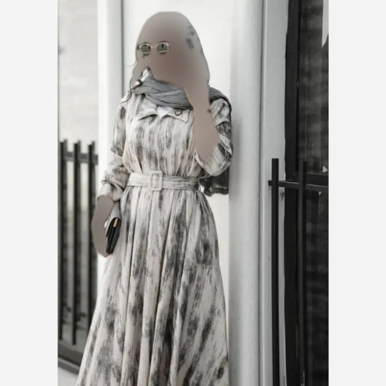 کفتان شانتون زنانه فری سایز با کمربند کنفی رنگ بندی متنوع