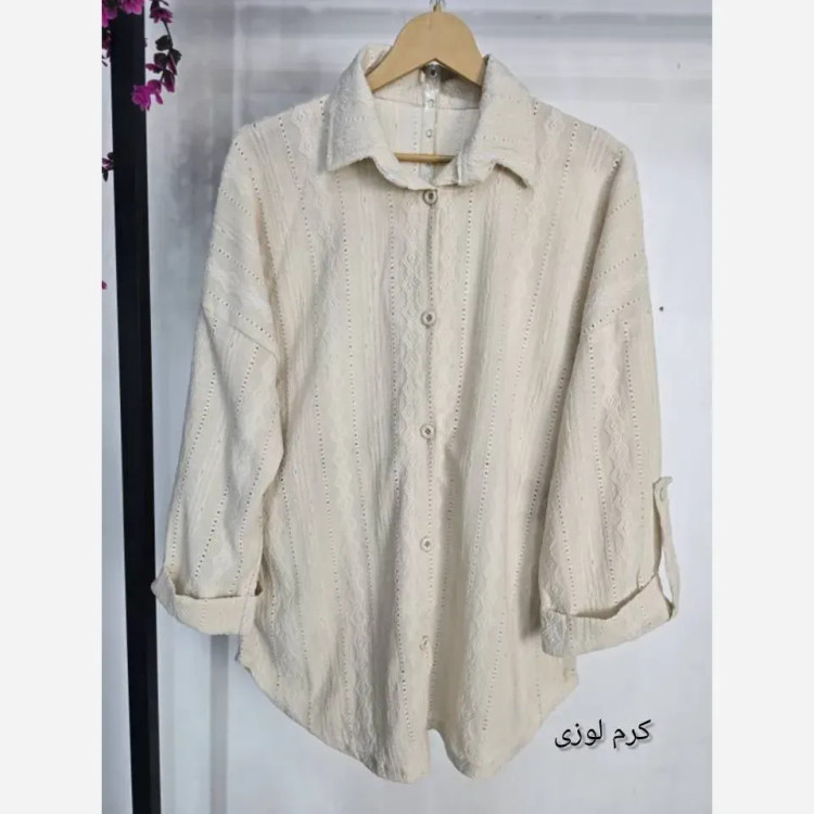 شومیز مراکشی ابریشم گندم فری سایز 36 تا 46