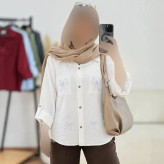 شومیز گلدوزی بارانا کرسپو قد 80 سایز یک و دو زنانه