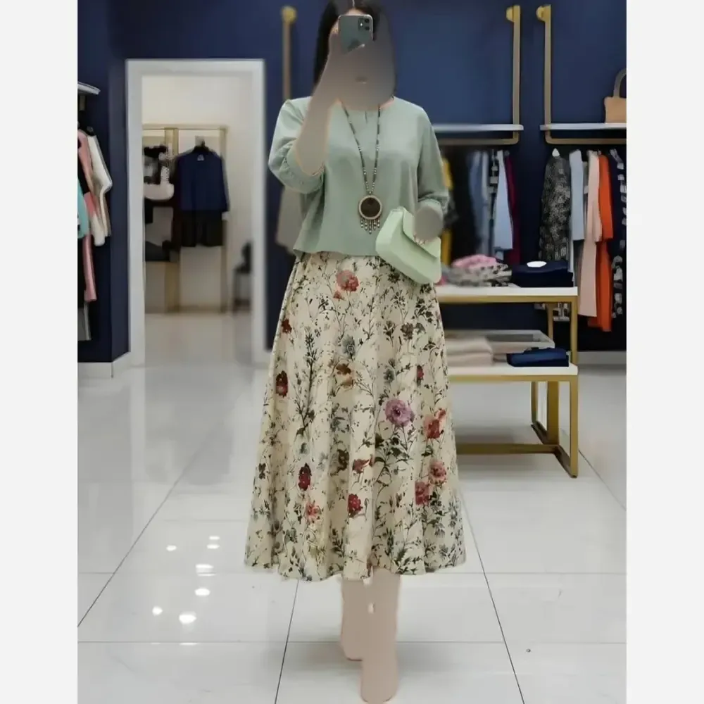 سارافن و شومیز یکتا شانتون حریر فری سایز زنانه