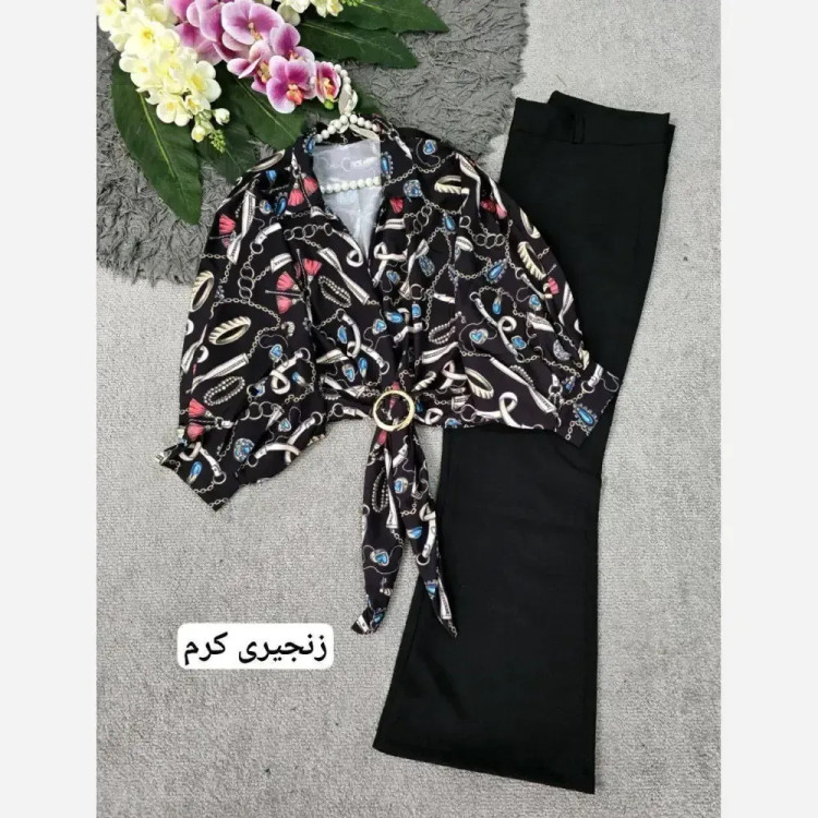 شومیز زنانه لیلا جنس الیزه فری سایز 38 تا 48