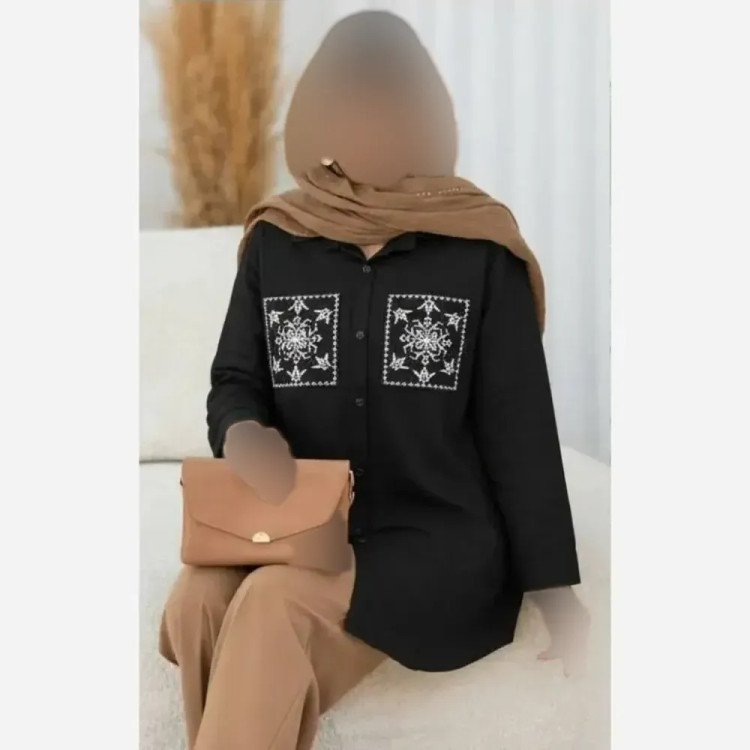 تونیک مانتویی لنین آنزیم شده درجه یک مدل کاکوتی فری سایز خنک بهاره و تابستانه