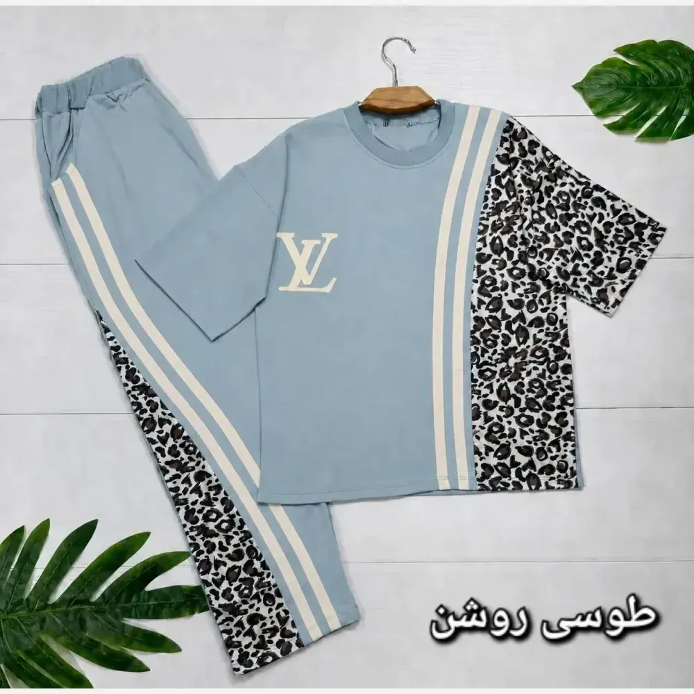 ست لباس زنانه ترانه جنس پنبه سایز 38 تا 46