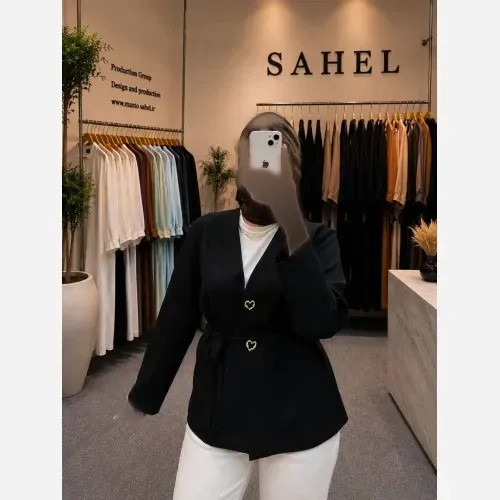 کت شیک و خاص لاله یراق قلبی جنس کارتیر سایز 38 تا 48