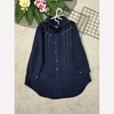 تونیک مدل ریحان الیاف طبیعی سبز روشن فری سایز