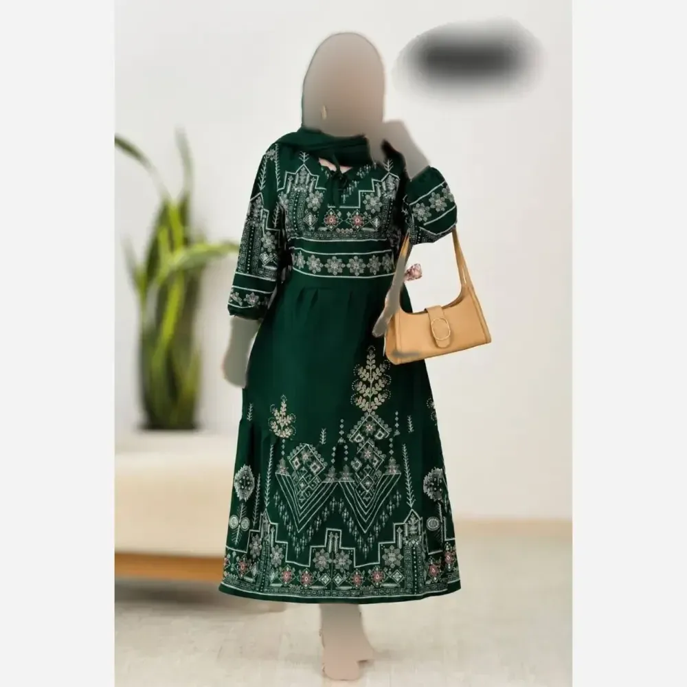 ساحلی زنانه مدل فرنوش جنس کرپ فلور درجه یک فری سایز