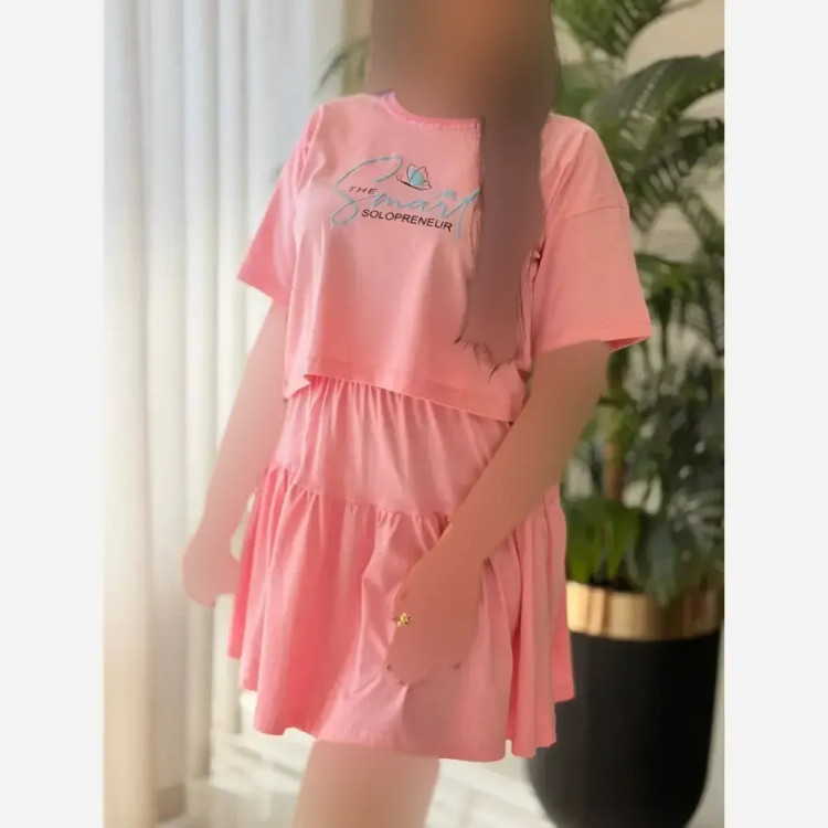 ست ساشا زنانه پنبه درجه یک سایز فری فری38_46 در رنگ بندی متنوع