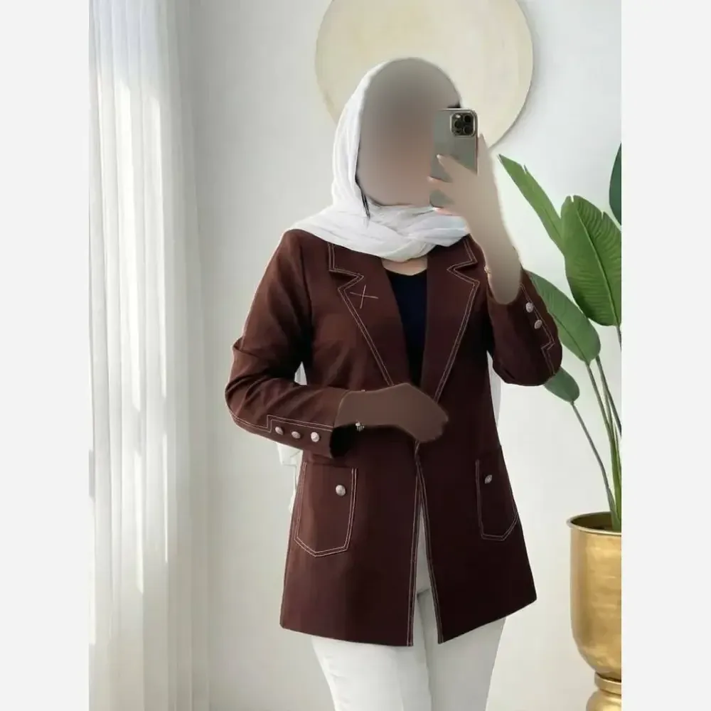 کت مزونی اسنا جنس دبل مازراتی درجه یک رنگ بندی متنوع سایز 1 و 2