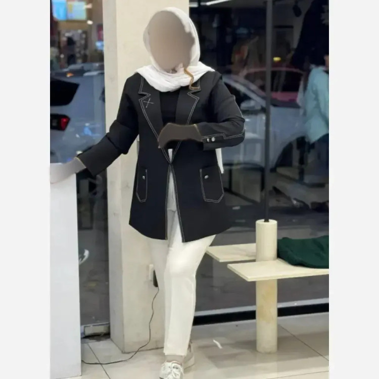 کت مزونی اسنا جنس دبل مازراتی درجه یک رنگ بندی متنوع سایز 1 و 2