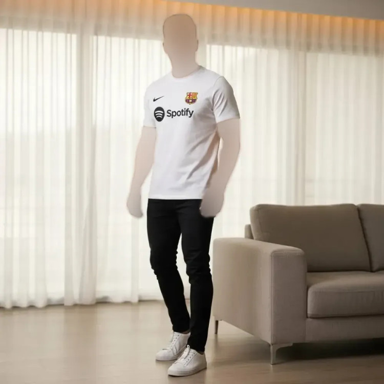 تیشرت مردانه بارسا نخ پنبه درجه یک رنگ آبی سبزآبی سفید سایز L تا 3XL
