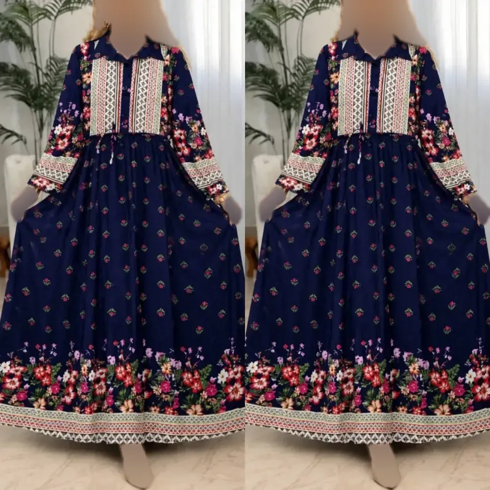 لباس ساحلی زنانه جنس بوگاتی درجه یک رنگ مشکی و سورمه ای سایز فری 38 تا 46