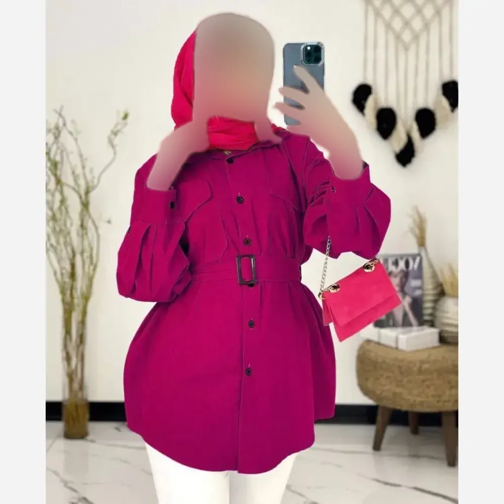 مانتو سپینود داکرون عالی در رنگ بندی متنوع و سایزبندی فری