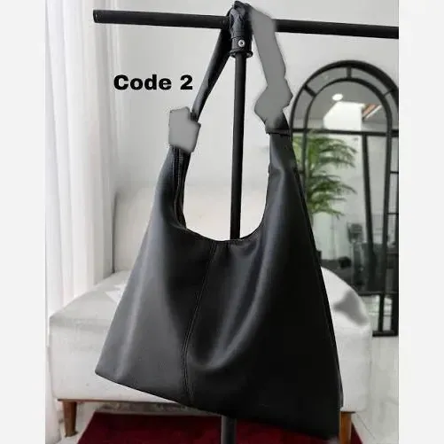 کیف بند گره ای چرمی زنانه سبک و جادار رنگ مشکی و موکا