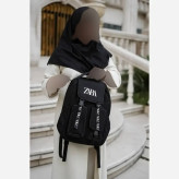کوله پشتی زارا نانسی ضد آب مشکی سایز آزاد کیفیت عالی