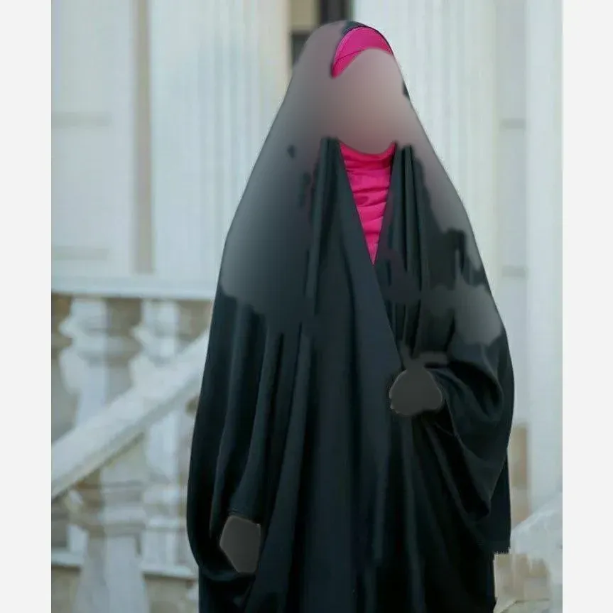 چادر جده عربی اصیل مشکی جنس کن کن ندا مروارید