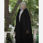 چادر جده عربی اصیل مشکی جنس کن کن ندا مروارید