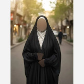 چادر جده آذرخش جنس کن کن ندامروارید رنگ مشکی