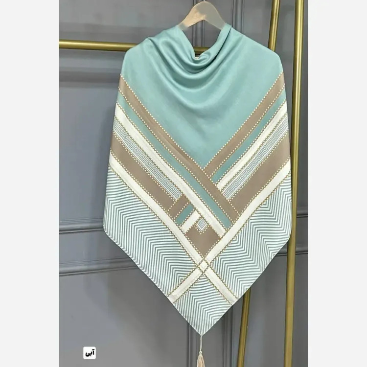 روسری نخی ورساچه تیبا قواره 130 رنگبندی متنوع