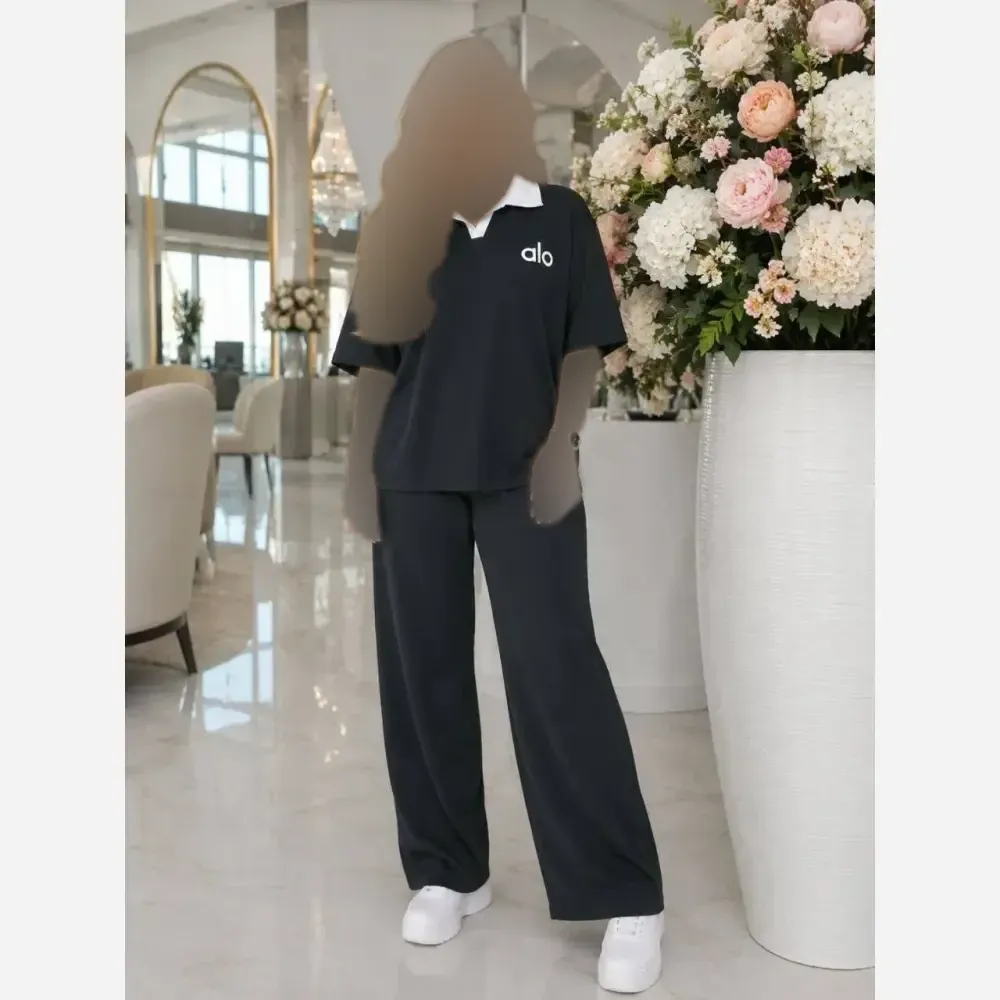 ست تیشرت شلوار زنانه گلکسی پنبه فری سایز رنگ بندی متنوع