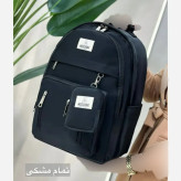 کوله پشتی زرین دیبا ضد آب سه زیپ مشکی