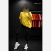 تیشرت نایک زنانه نخ پنبه درجه یک فری سایز رنگبندی متنوع