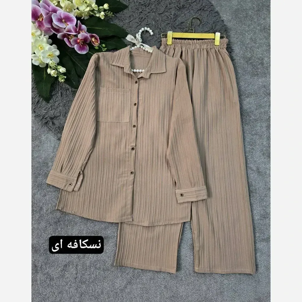 ست لباس زنانه سنبل الطیب جنس ایوا فری سایز