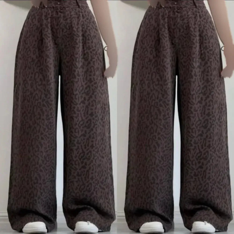شلوار سیلک بگ زنانه، جنس سیلک درجه یک، رنگ بندی ژورنال، سایز L XL XXL