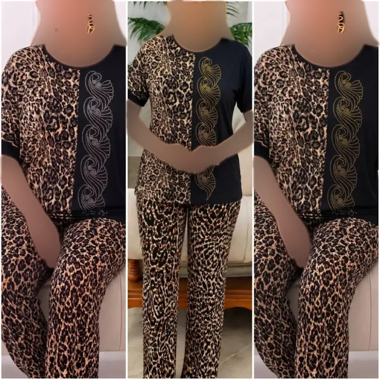 ست قواره دار الیکا الیزه ویسکوز کش فری 38/48 طلایی نقره ای