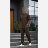 شومیز مانتویی نگینی جنس شانتون آستین پاگن دار