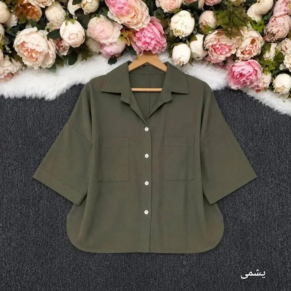 شومیز مانتویی ترانه لنین پنبه درجه یک فری سایز رنگبندی متنوع کیفیت دوخت و پارچه تضمین شده بدون آبرفت و رنگدهی