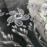 روسری نخ کاستوم طرح طناز قواره 140 سانتیمتر