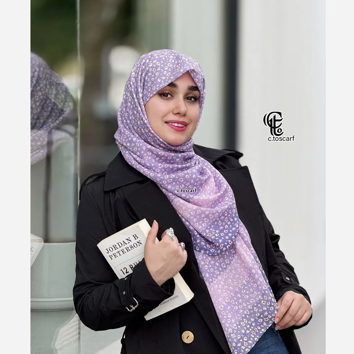 روسری نخی کاستوم طرح صوفیا قواره 110