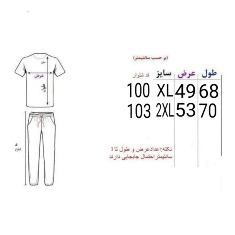 ست پولوشرت و شلوار مردانه مدل یقه فرنچ دو دکمه رنگ آبی یخی نخ پنبه ملانژ