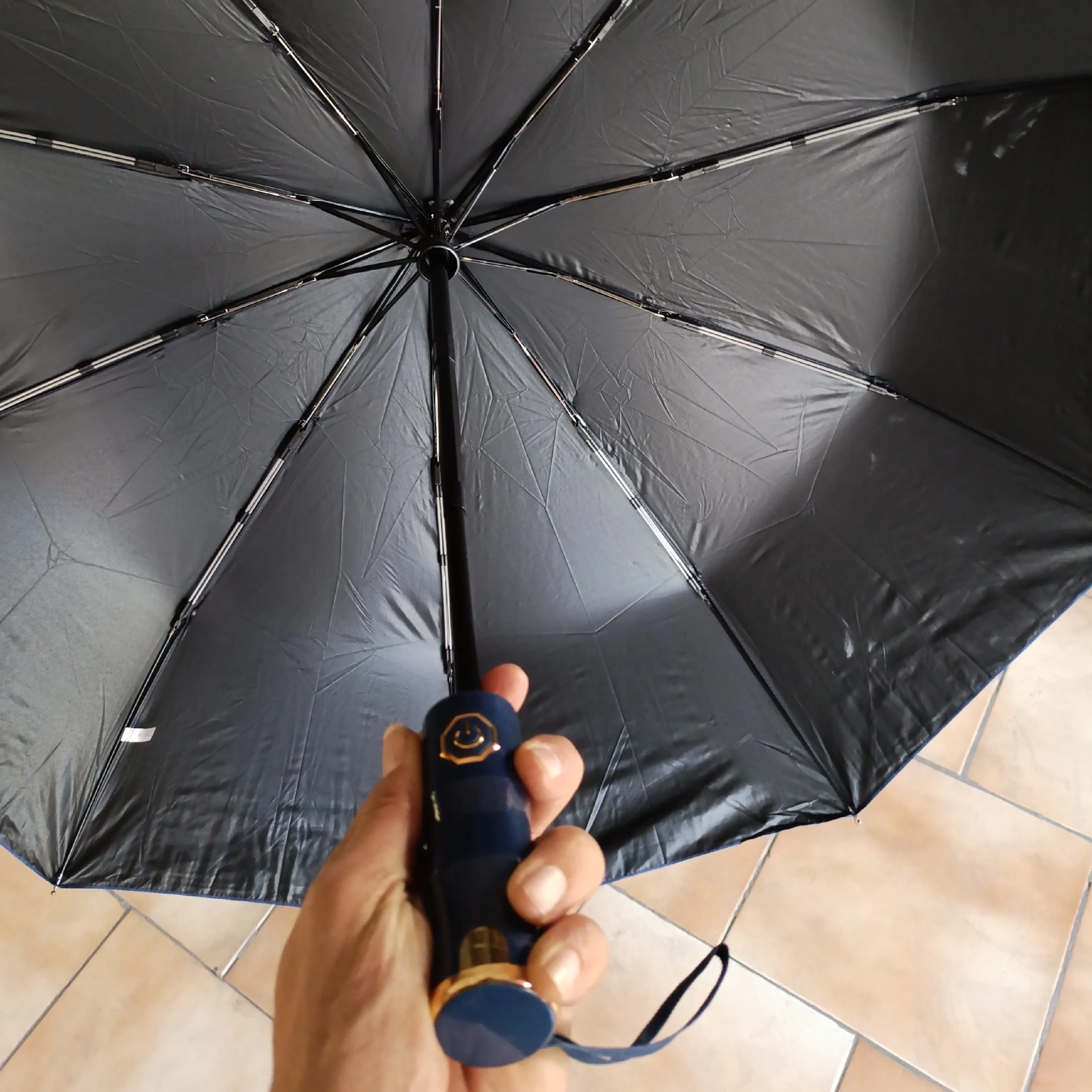 چتر اتومات دسته پاستیلی 20 فنره ضد باد دو رویه UV مناسب آقایان و بانوان
