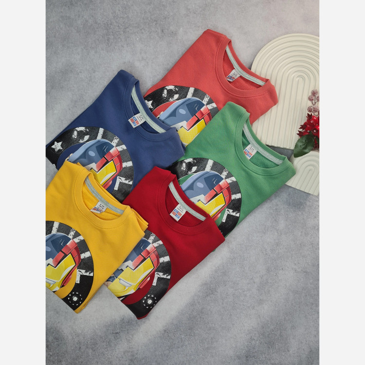 ست پاییزه بلوز دورس و شلوار جاگر طرح اونجرز پسرانه و دخترانه مناسب 7 تا 9 سال